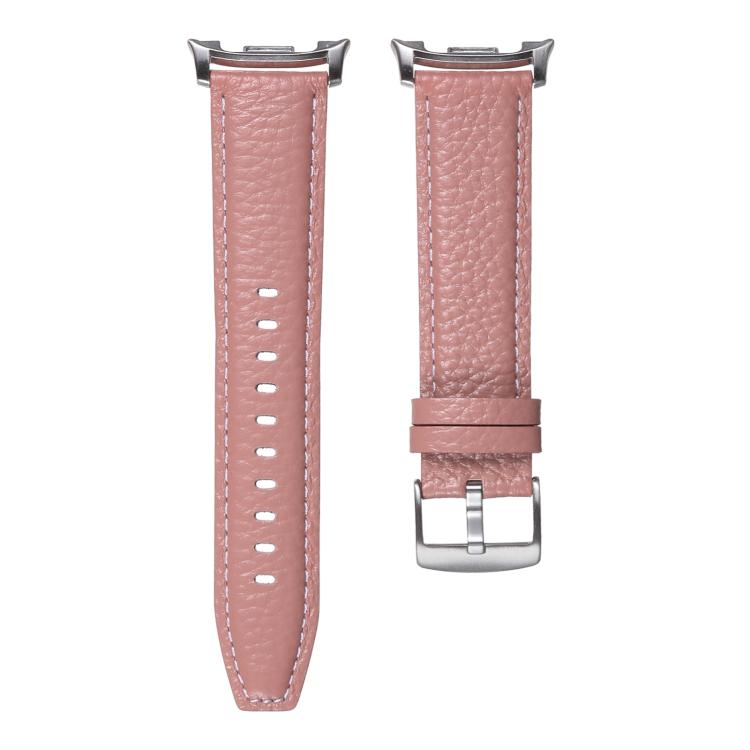 For Samsung Galaxy Watch8 / Watch8 Classic Lychee Texture Genuine Leather Watch Band