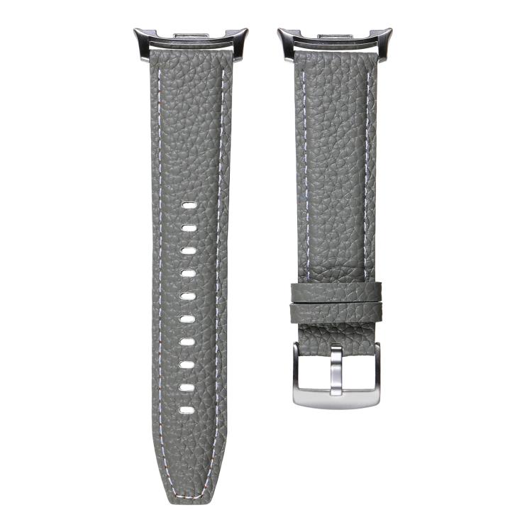 For Samsung Galaxy Watch8 / Watch8 Classic Lychee Texture Genuine Leather Watch Band