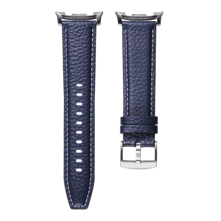 For Samsung Galaxy Watch8 / Watch8 Classic Lychee Texture Genuine Leather Watch Band