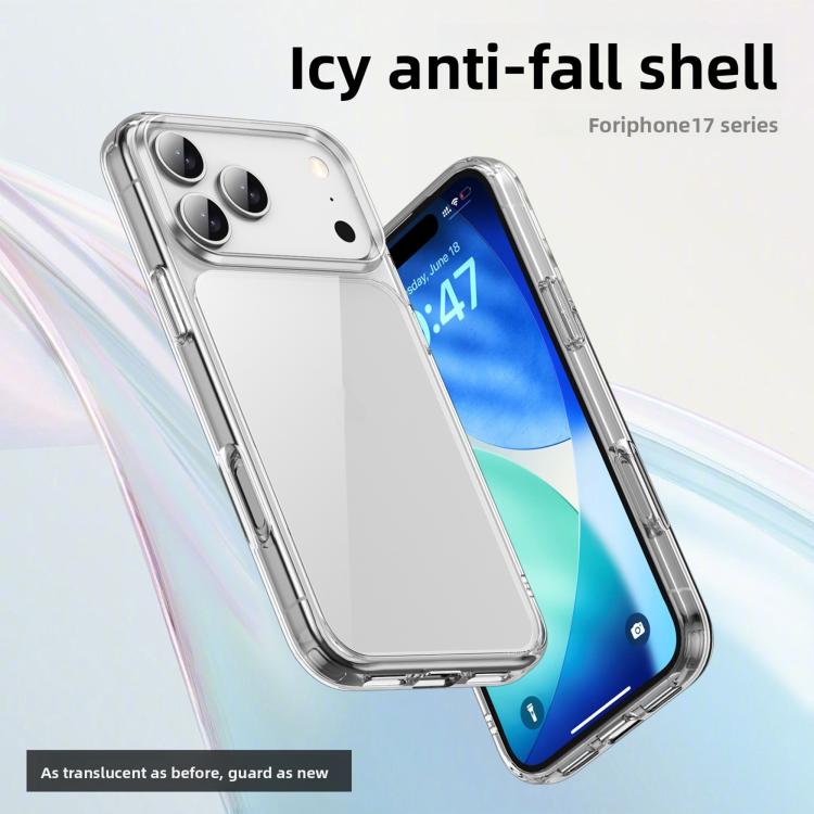 For iPhone 17 Pro Kalebol Ice-clear Shockproof Phone Case - Transparent