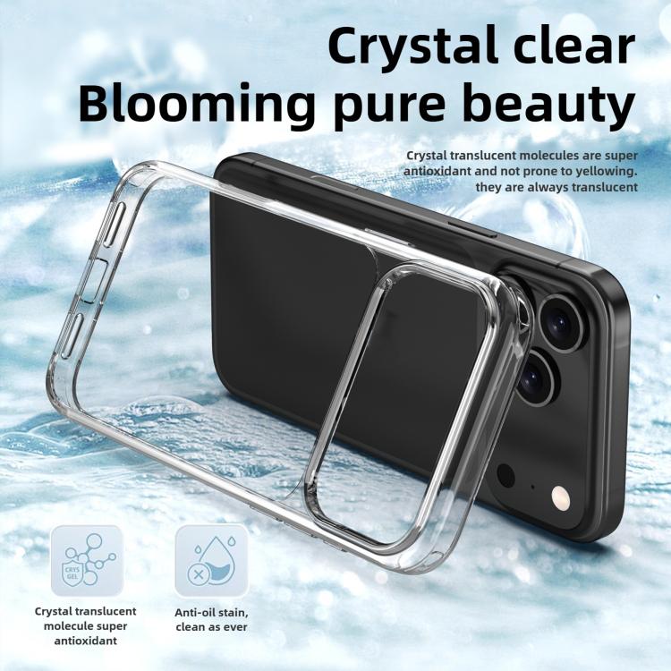 For iPhone 17 Pro Kalebol Ice-clear Shockproof Phone Case - Transparent