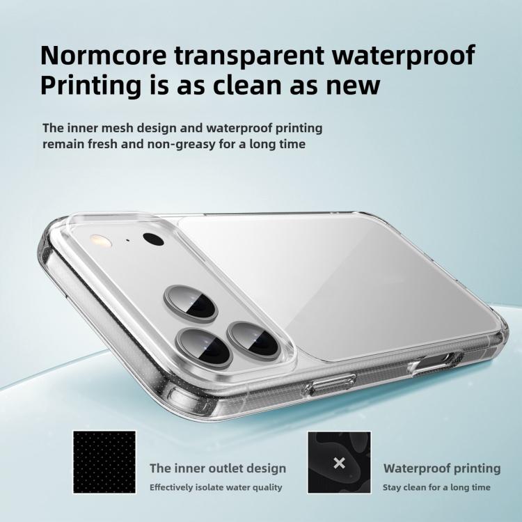 For iPhone 17 Pro Kalebol Ice-clear Shockproof Phone Case - Transparent