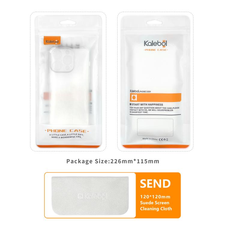 For iPhone 17 Pro Kalebol Ice-clear Shockproof Phone Case - Transparent