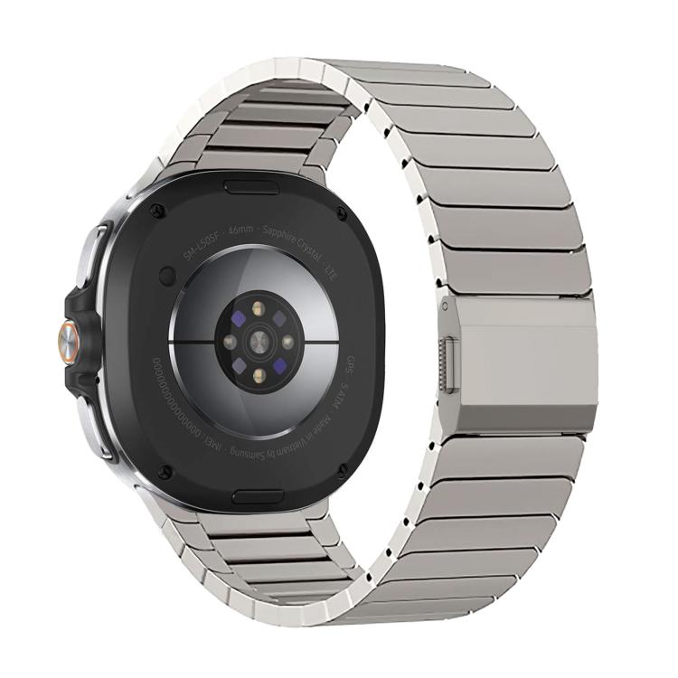 For Samsung Galaxy Watch8 / Watch8 Classic Bamboo Norman Buckle Stainless Steel Watch Band