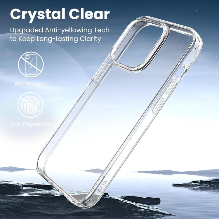 For iPhone 16 Pro Max Kalebol Simple Clear PC Phone Case - Transparent