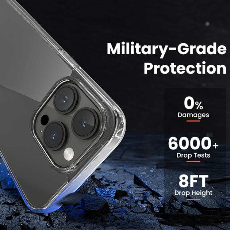 For iPhone 16 Pro Max Kalebol Simple Clear PC Phone Case - Transparent