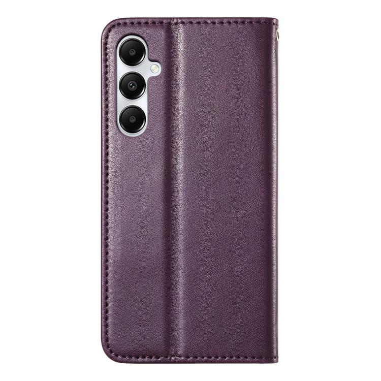 For Samsung Galaxy A15 Elastic Wristband Magnetic Suction Leather Phone Case