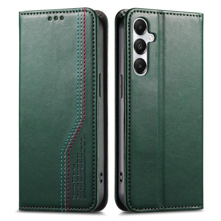 For Samsung Galaxy A15 Elastic Wristband Magnetic Suction Leather Phone Case