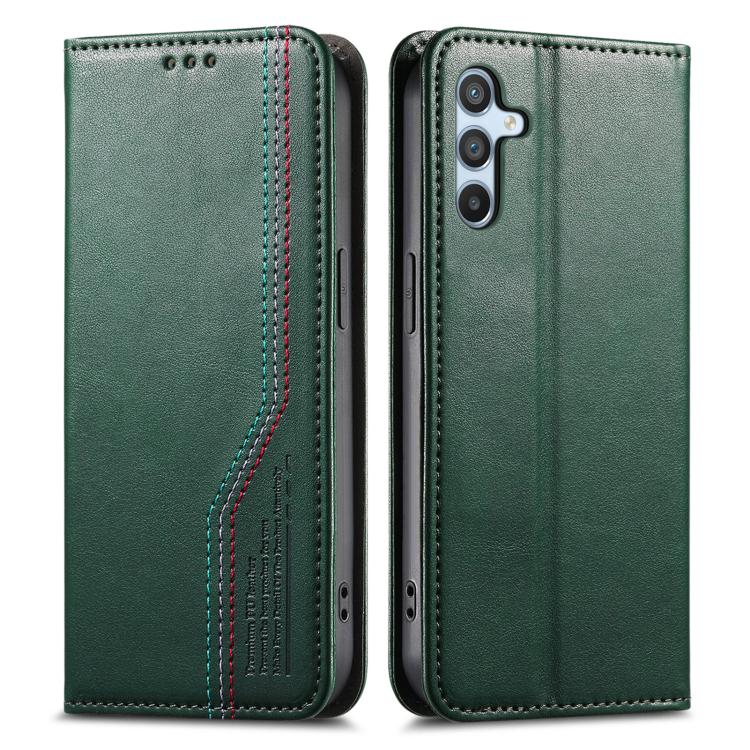 For Samsung Galaxy A54 5G Elastic Wristband Magnetic Suction Leather Phone Case