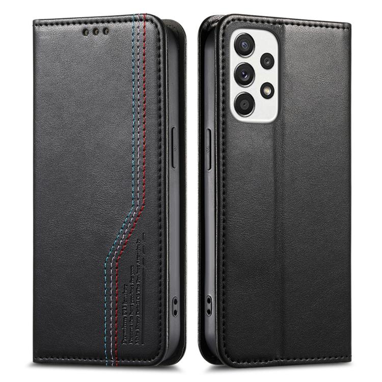For Samsung Galaxy A53 5G Elastic Wristband Magnetic Suction Leather Phone Case