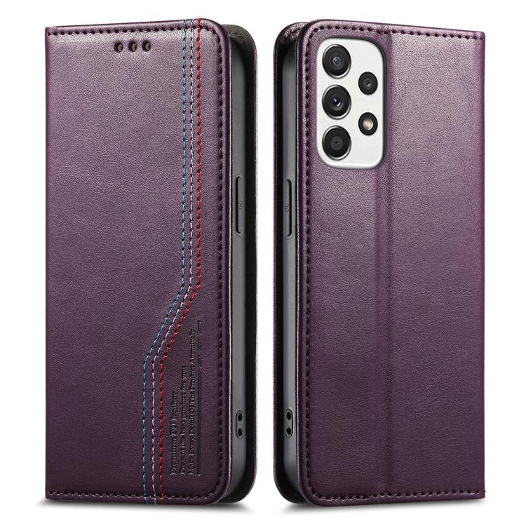 For Samsung Galaxy A53 5G Elastic Wristband Magnetic Suction Leather Phone Case