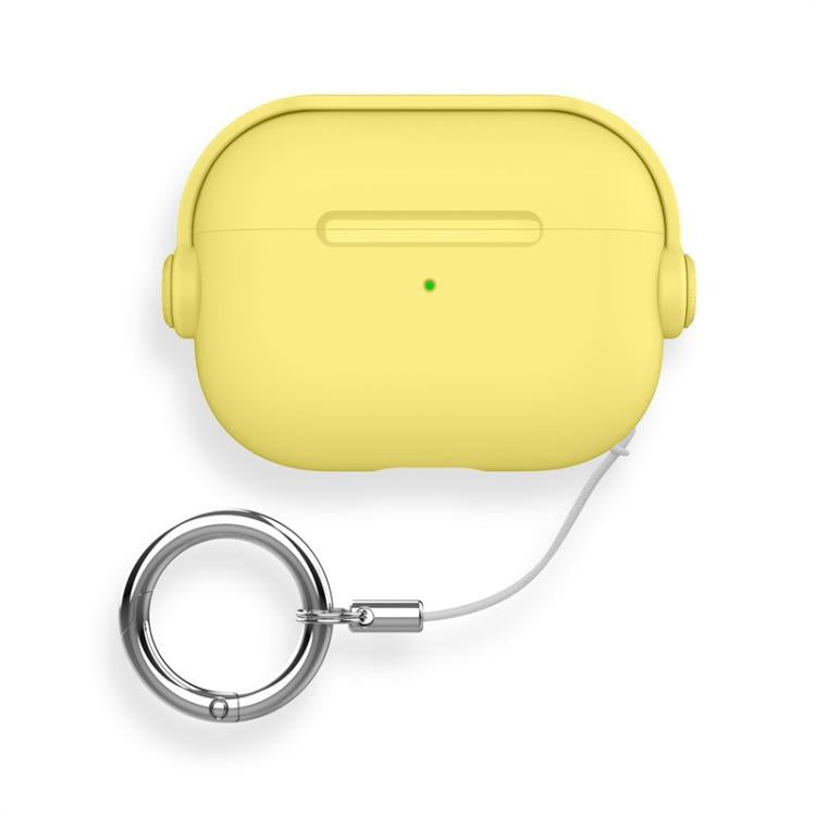 For AirPods Pro 3 Lock TPU Hybrid PC Earphone Protective Cover with Ring Rope