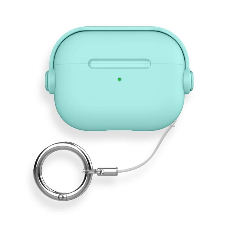 For AirPods Pro 3 Lock TPU Hybrid PC Earphone Protective Cover with Ring Rope