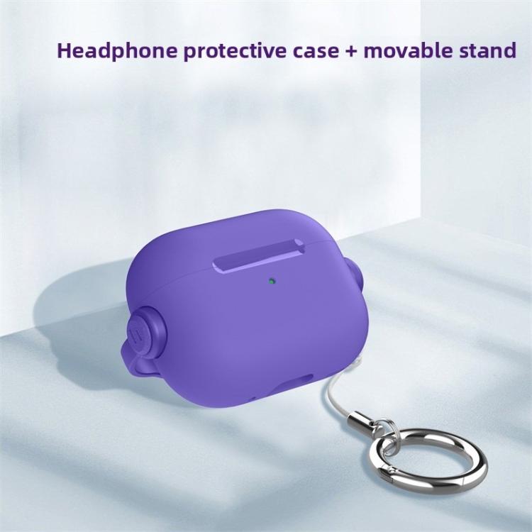 For AirPods Pro 3 Lock TPU Hybrid PC Earphone Protective Cover with Ring Rope