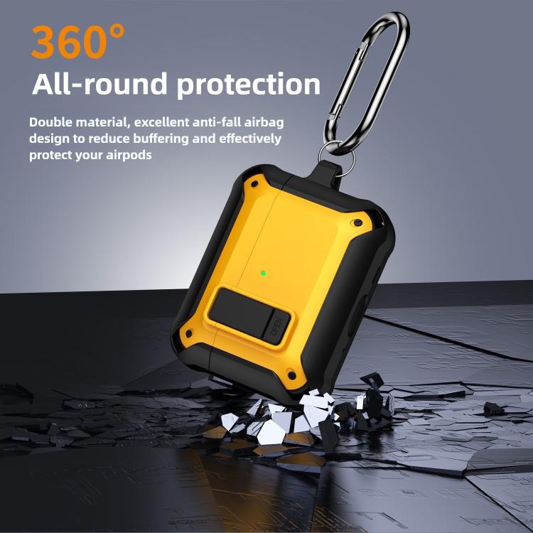 For AirPods Pro 3 Lock TPU Hybrid PC Earphone Protective Cover