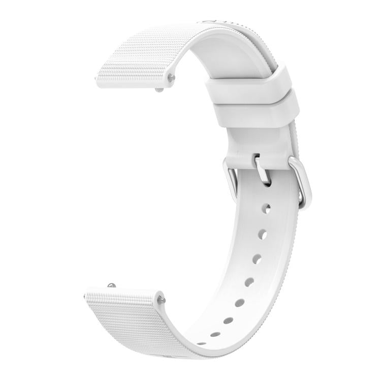 For Xiaomi Watch S4 41mm Solid Color Textured Silicone Watch Band