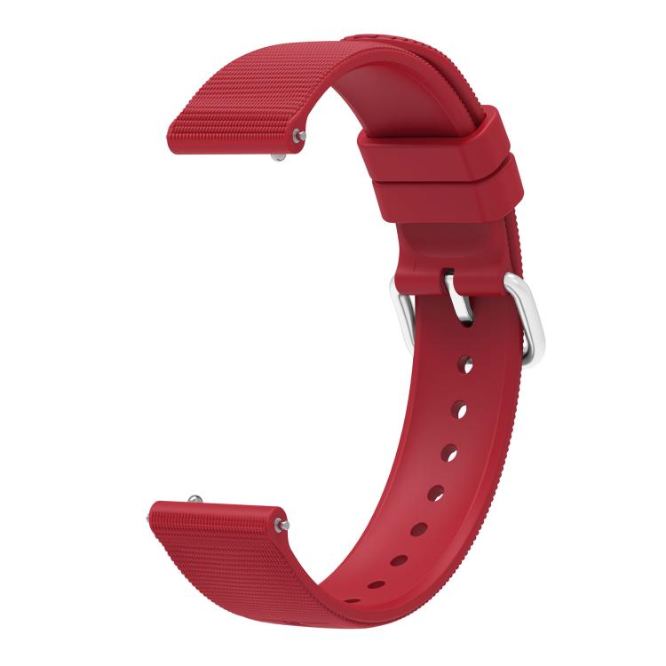 For Xiaomi Watch S4 41mm Solid Color Textured Silicone Watch Band