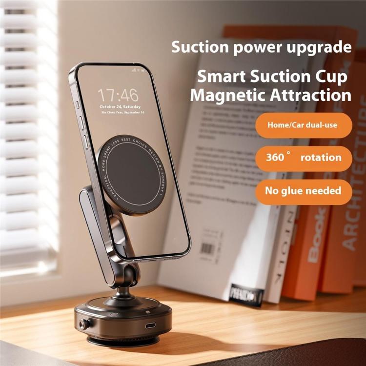 X75 360 Degree Rotation Magnetic Bracke Car Phone Holder Electric Suction Cup Holder