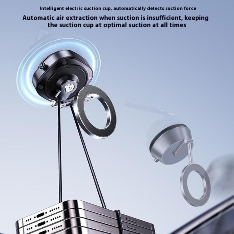 X74 Car Dashboard Electric Vacuum Suction Cup Magnetic Phone Holder