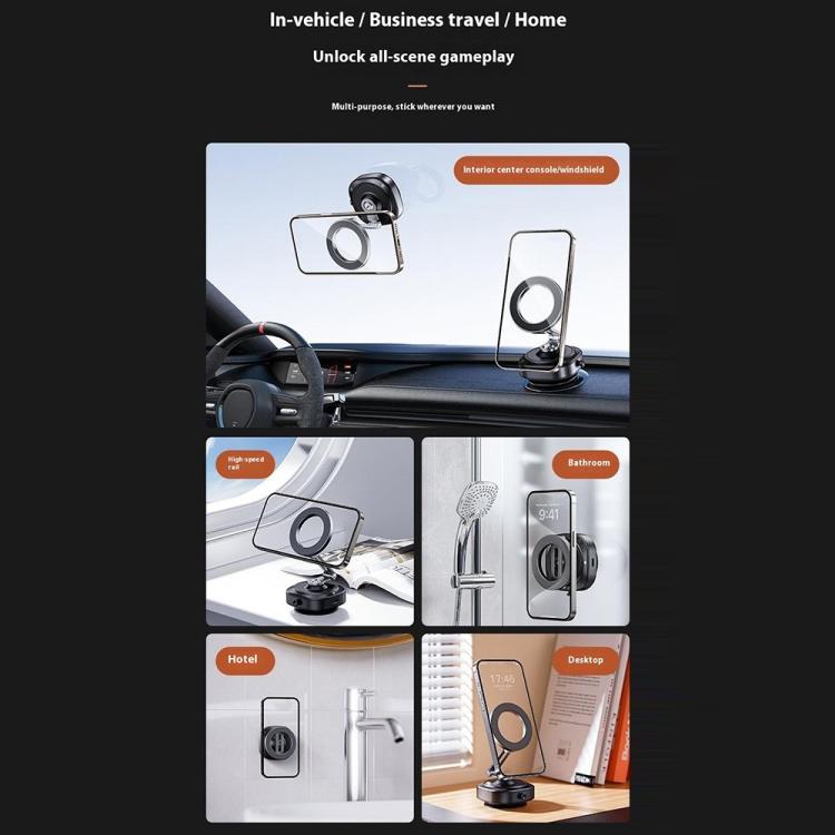 X74 Car Dashboard Electric Vacuum Suction Cup Magnetic Phone Holder