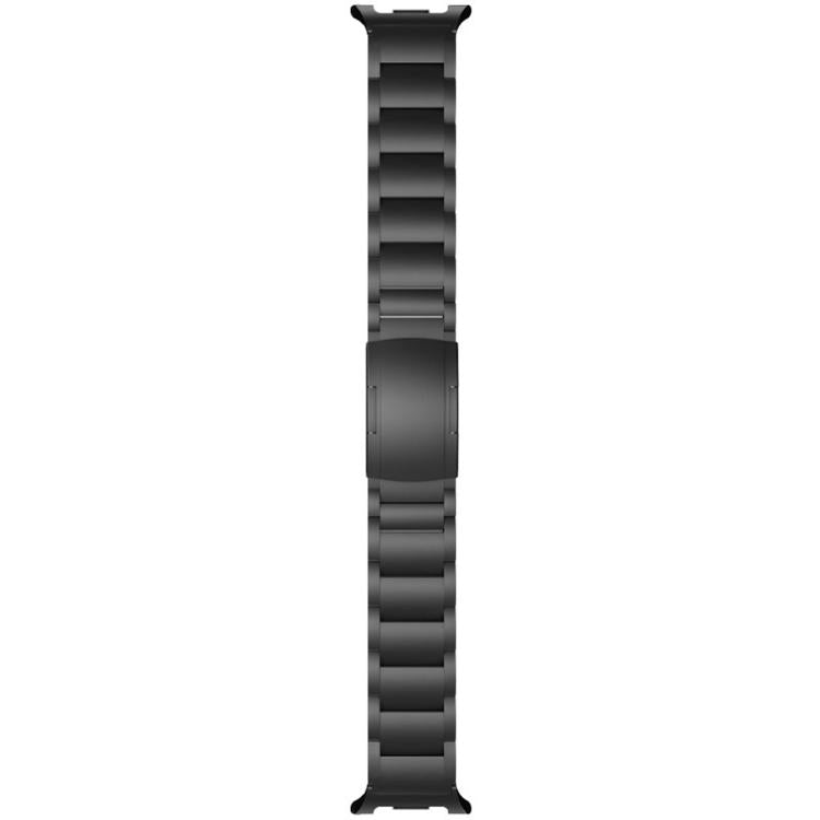 For Samsung Galaxy Watch8 / Watch8 Classic Integrated Three Beads Tortoise Buckle Metal Watch Band