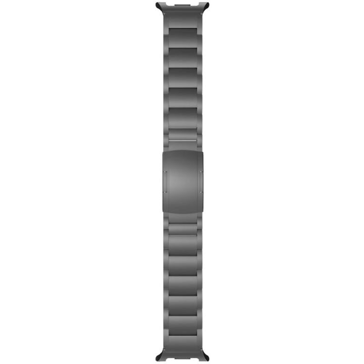 For Samsung Galaxy Watch8 / Watch8 Classic Integrated Three Beads Tortoise Buckle Metal Watch Band