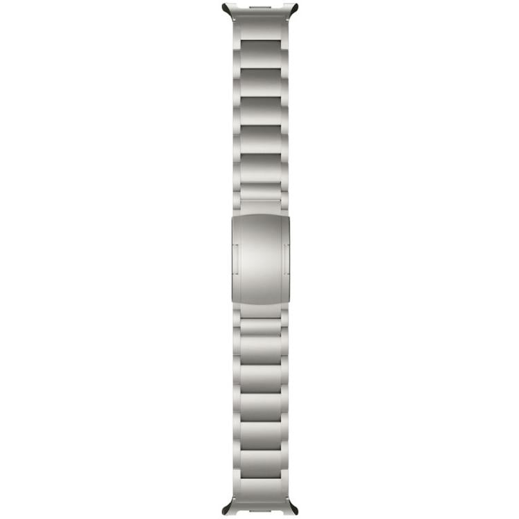 For Samsung Galaxy Watch8 / Watch8 Classic Integrated Three Beads Tortoise Buckle Metal Watch Band