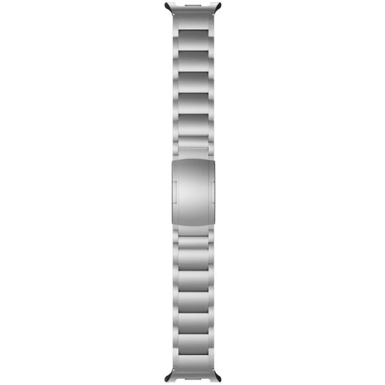 For Samsung Galaxy Watch8 / Watch8 Classic Integrated Three Beads Tortoise Buckle Metal Watch Band