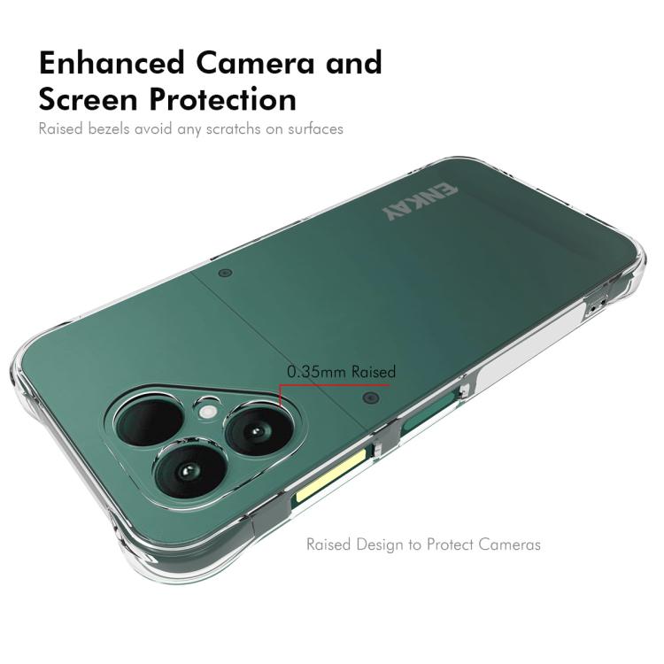 For Fairphone 6 ENKAY Hat-Prince Transparent TPU Shockproof Phone Case