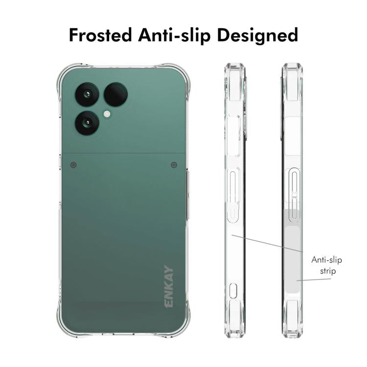 For Fairphone 6 ENKAY Hat-Prince Transparent TPU Shockproof Phone Case