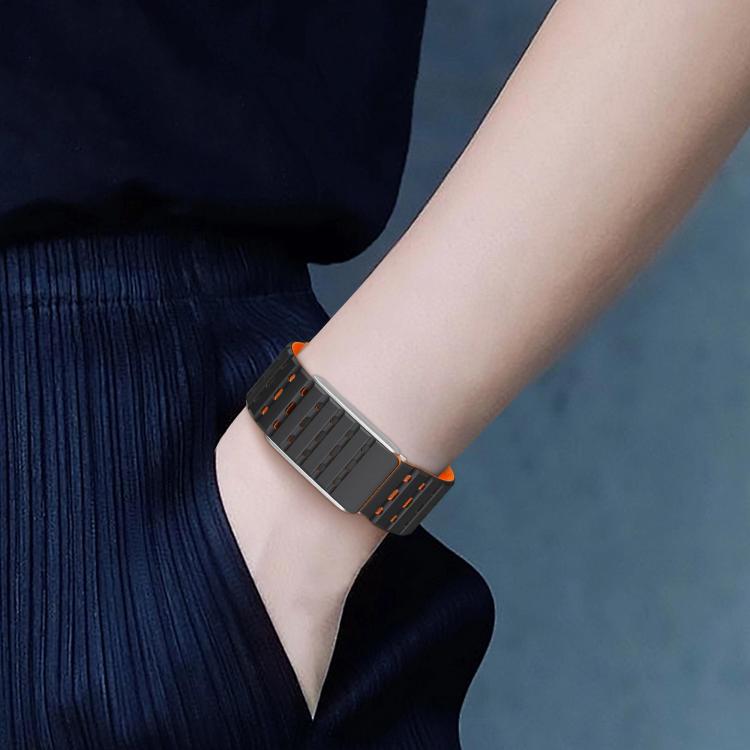 For WHOOP 5.0 Regular Magnetic Silicone Breathable Watch Band
