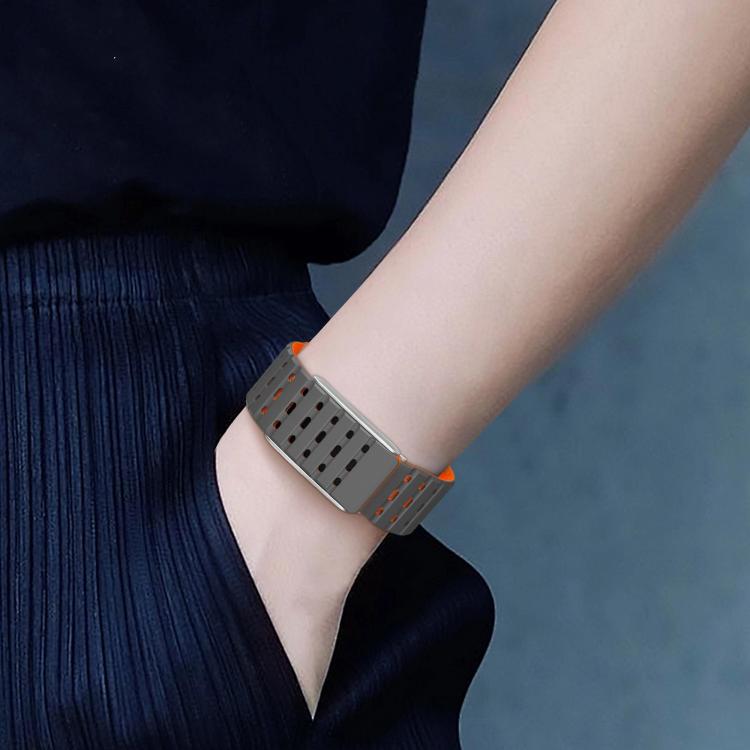 For WHOOP 5.0 Regular Magnetic Silicone Breathable Watch Band