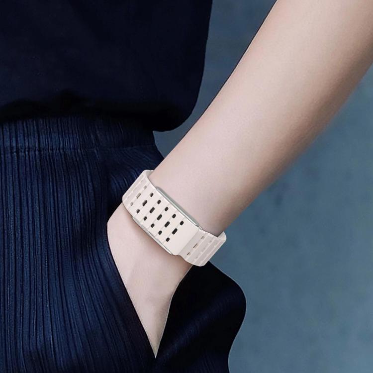 For WHOOP 5.0 Regular Magnetic Silicone Breathable Watch Band
