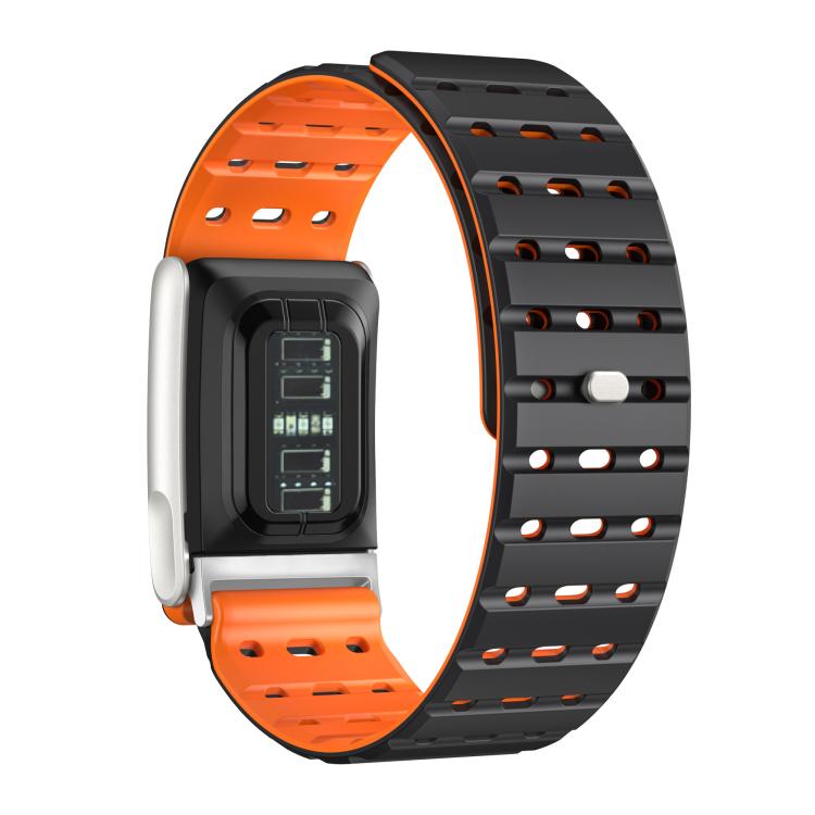 For WHOOP 5.0 Electrocardiogram Magnetic Silicone Breathable Watch Band
