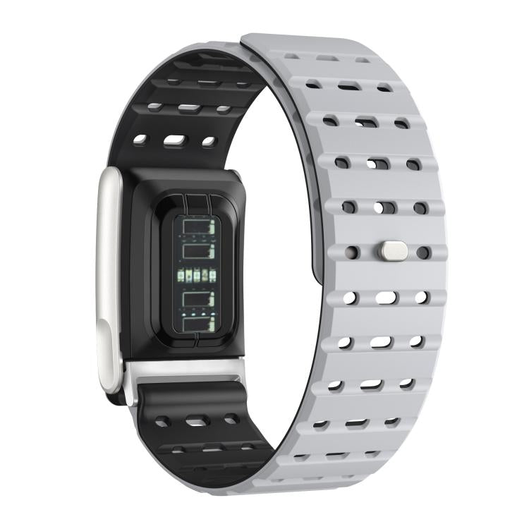 For WHOOP 5.0 Electrocardiogram Magnetic Silicone Breathable Watch Band