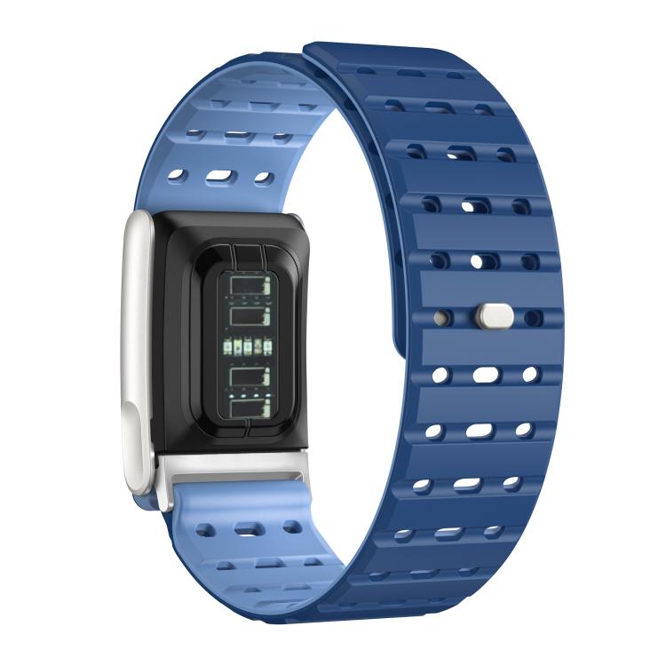 For WHOOP 5.0 Electrocardiogram Magnetic Silicone Breathable Watch Band
