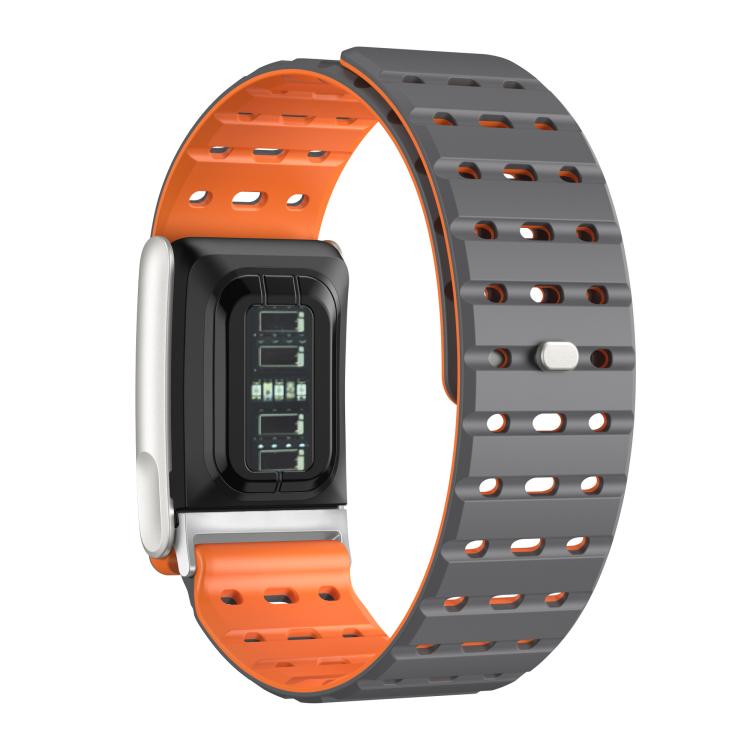For WHOOP 5.0 Electrocardiogram Magnetic Silicone Breathable Watch Band