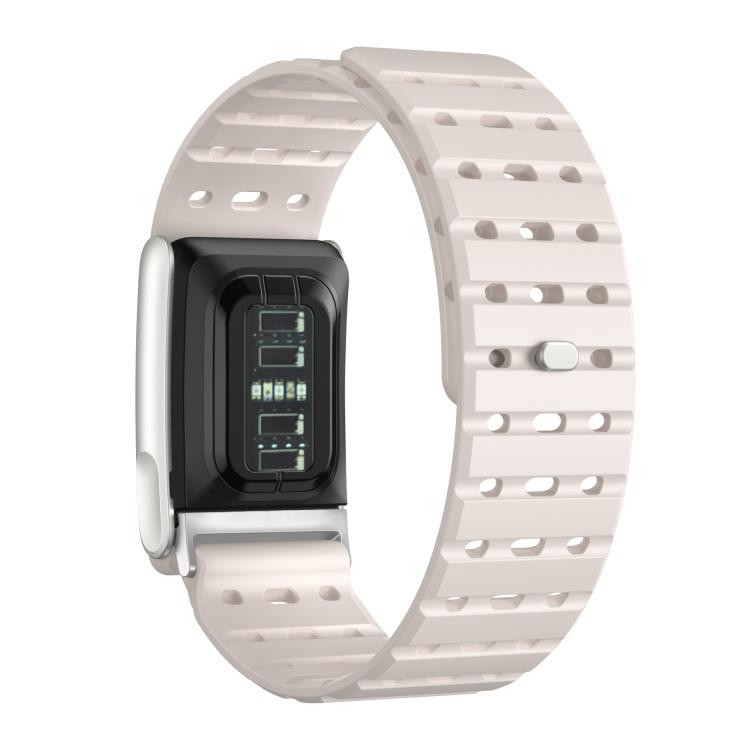 For WHOOP 5.0 Electrocardiogram Magnetic Silicone Breathable Watch Band
