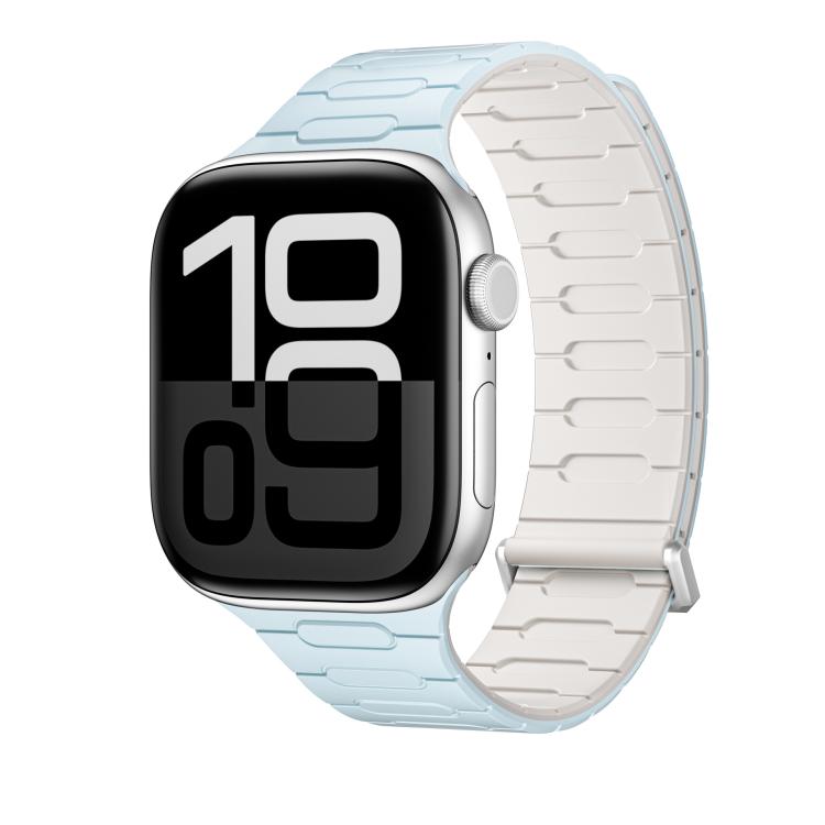 For Apple Watch 42mm / 41mm / 40mm / 38mm I-Shaped Magnetic Silicone Watch Band
