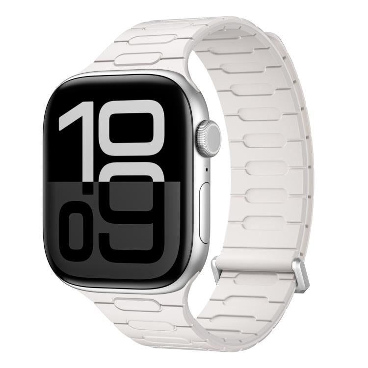 For Apple Watch 42mm / 41mm / 40mm / 38mm I-Shaped Magnetic Silicone Watch Band