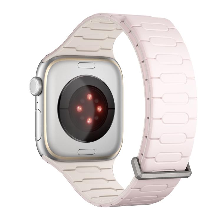 For Apple Watch 42mm / 41mm / 40mm / 38mm I-Shaped Magnetic Silicone Watch Band
