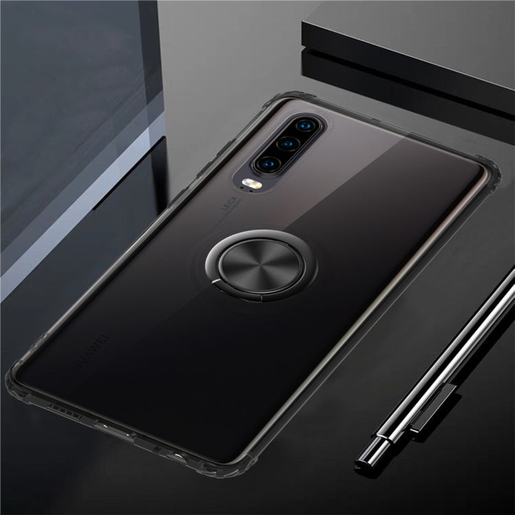 Ultra-thin TPU Protective Case for Huawei P30 with 360 Degree Rotation Holder