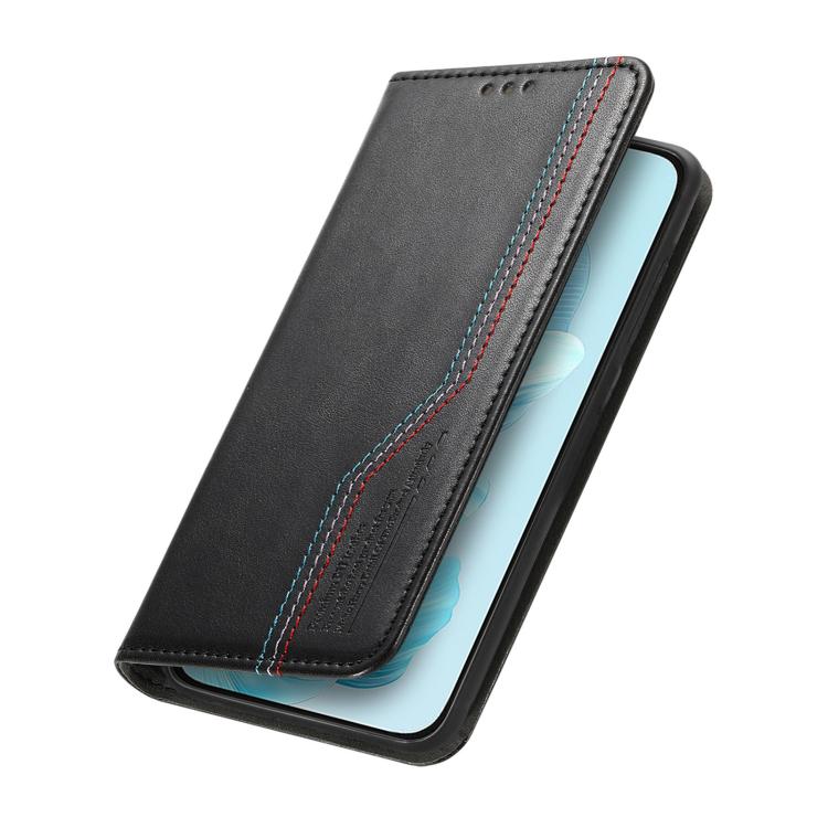For Honor 200 Lite Global Elastic Wristband Magnetic Suction Leather Phone Case