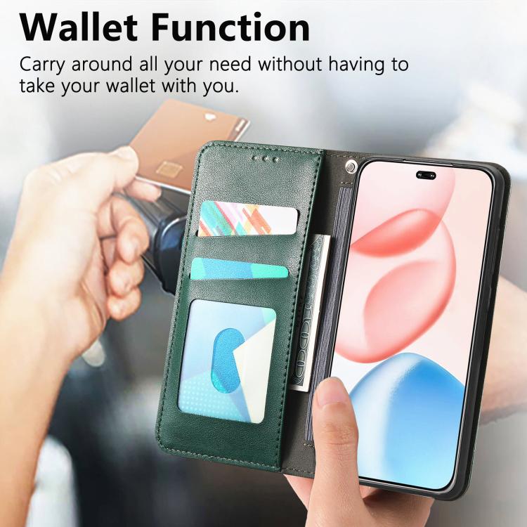 For Honor 400 Lite Glodal Elastic Wristband Magnetic Suction Leather Phone Case