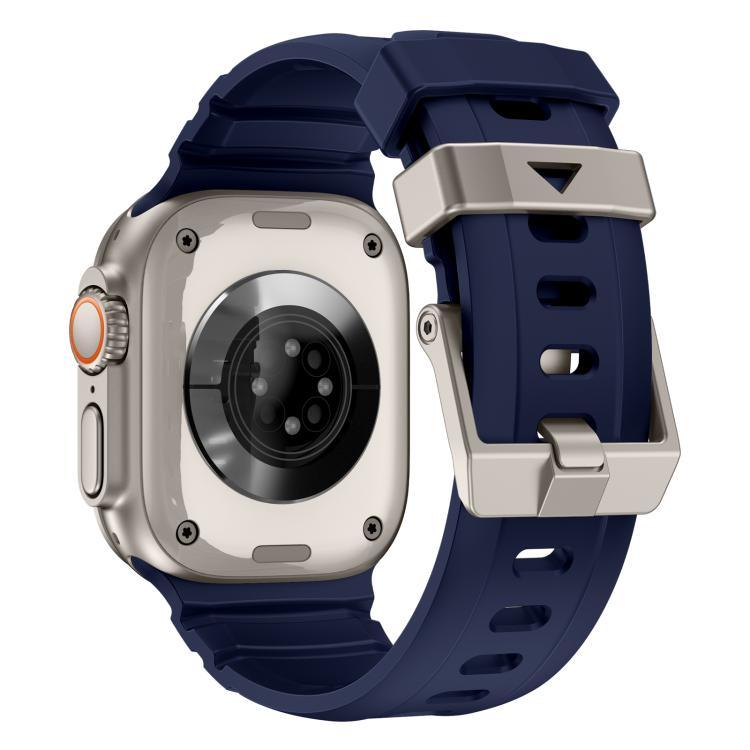For Apple Watch 46mm / 49mm / 45mm / 44mm Rock-Peak Silicone Watch Band
