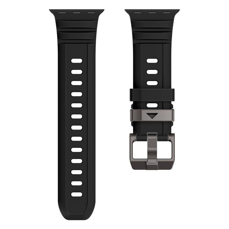 For Apple Watch 46mm / 49mm / 45mm / 44mm Rock-Peak Silicone Watch Band