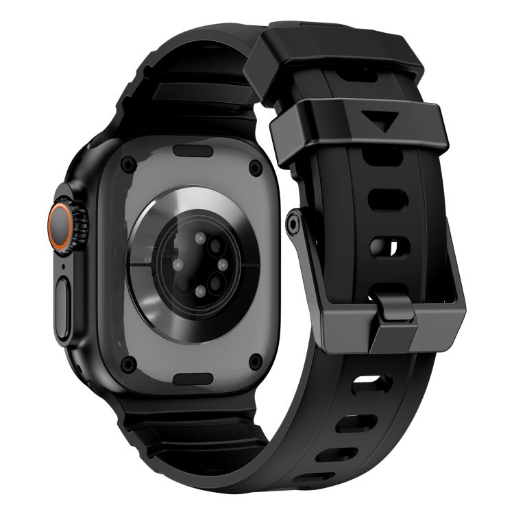 For Apple Watch 46mm / 49mm / 45mm / 44mm Rock-Peak Silicone Watch Band