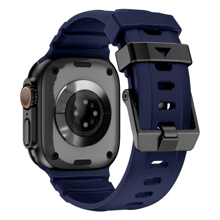 For Apple Watch 46mm / 49mm / 45mm / 44mm Rock-Peak Silicone Watch Band