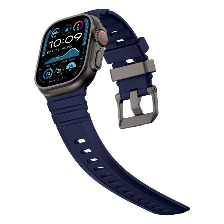 For Apple Watch 46mm / 49mm / 45mm / 44mm Rock-Peak Silicone Watch Band