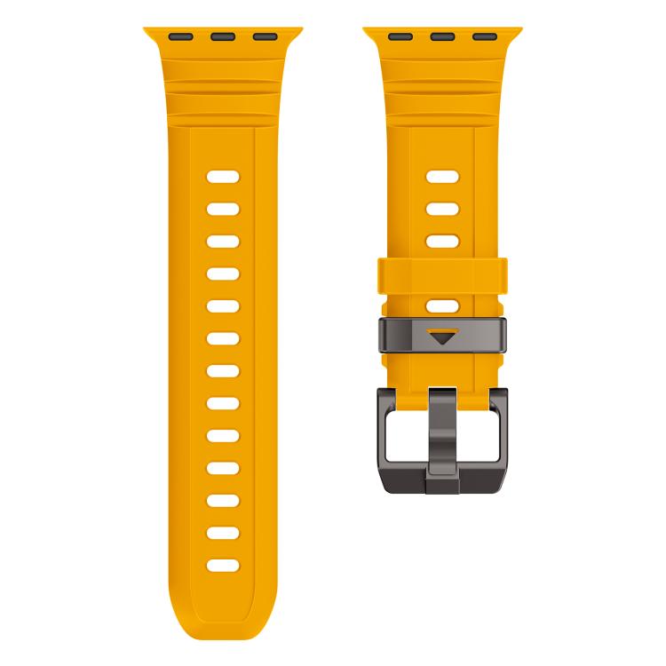 For Apple Watch 46mm / 49mm / 45mm / 44mm Rock-Peak Silicone Watch Band